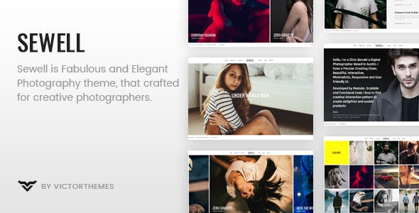 Sewell v1.8.1 - Photography WordPress Theme