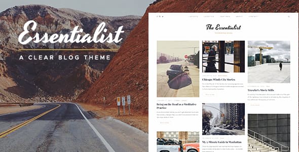 Essentialist v1.3.1 - A Narrative WordPress Blog Theme