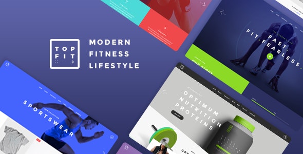 TopFit v1.9 - Fitness and Gym Theme