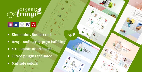 Arangi v1.3.8 - Organic WooCommerce WordPress Theme