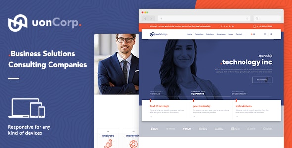 Uon Corp v1.0 - Company and Business Consultation WordPress Theme