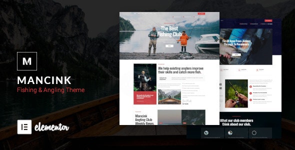 Mancink v1.0 - Fishing &amp; Angling WordPress Theme