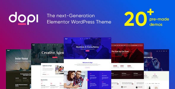 Dopi v1.2.3 - Elementor MultiPurpose WordPress Theme