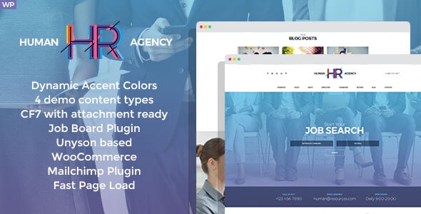 HR Human Consult v1.3.0 - Searching &amp; Recruiting WordPress Theme