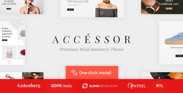 Accessories Shop v1.1.1 - Online Store, WooCommerce &amp; Shopping WordPress Theme