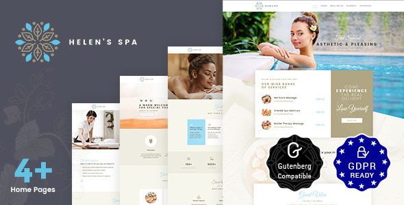 Helen's Spa v2.0 - Beauty Spa, Health Spa & Wellness Theme