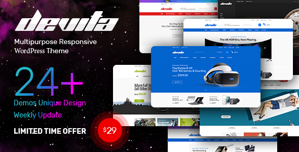 Devita v1.6.7 - Multipurpose Theme for WooCommerce