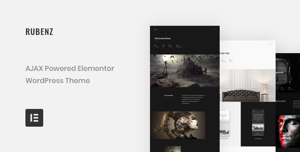 Rubenz v1.9.3 – Creative Portfolio AJAX WordPress Theme