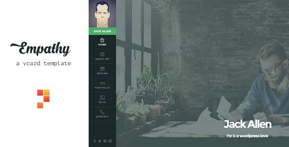 Empathy v1.4.2 - A vCard WordPress Theme