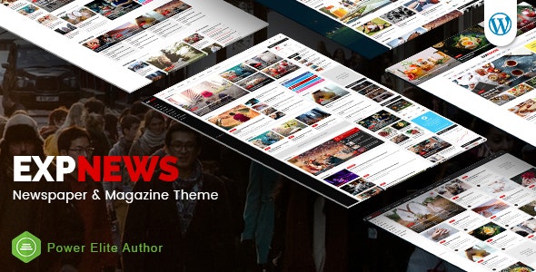 ExpNews v1.0.5 - Newspaper and Magazine WordPress Theme