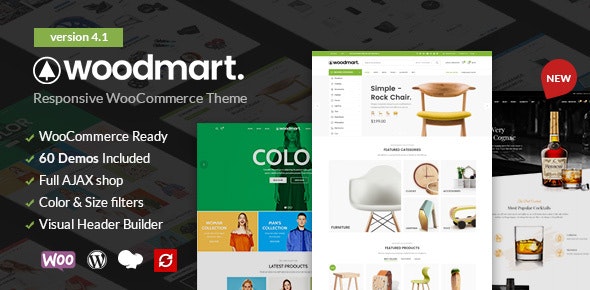 WoodMart v4.6.0 - Responsive WooCommerce WordPress Theme