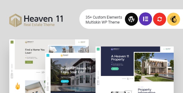 Heaven11 v1.0.2 - Property & Apartment Real Estate WordPress Theme