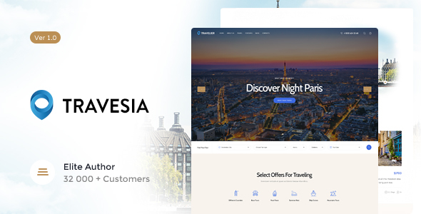 Travesia v1.1.5 - A Travel Agency WordPress Theme