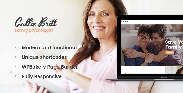 Callie Britt v1.0.3 - Family Counselling Psychology Theme