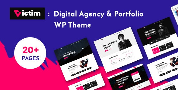 Victim v1.0.0 - Digital Agency & Portfolio WordPress Theme