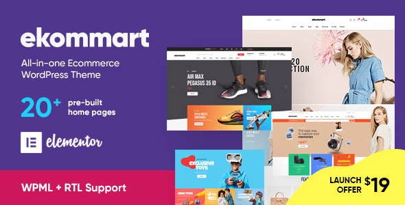 ekommart v1.4.10 - All-in-one eCommerce WordPress Theme