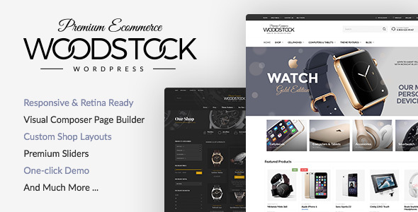 Woodstock v1.9.9.9 - Responsive WooCommerce Theme