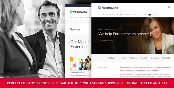 Accentuate v1.1.6 - A Professional Consulting WordPress Theme