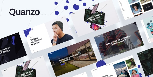 Quanzo v1.0 - Personal Portfolio WordPress Theme