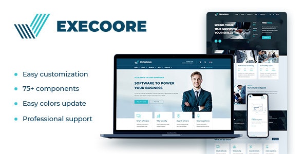 Execoore v1.4.7 - Technology And Fintech Theme