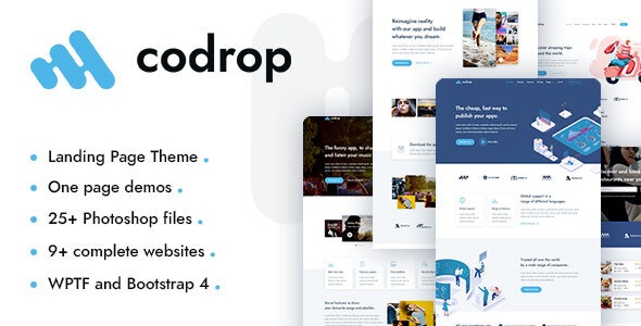 Codrop v1.0 - App Landing Page Theme