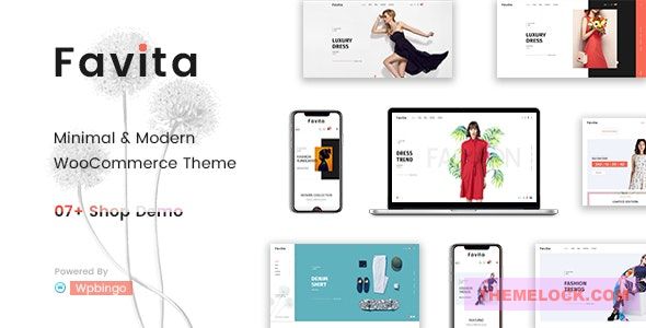 Favita v1.0.1 - Fashion WooCommerce WordPress Theme