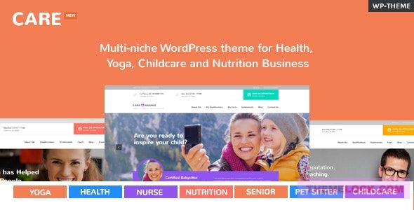 Care v2.4.1 - Multi-Niche WordPress Theme for Small Business