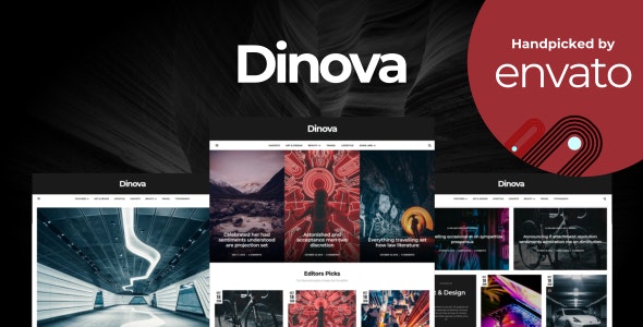 Dinova v1.4.5 - Alternative Magazine Gutenberg Theme