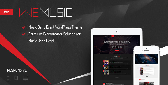 WeMusic v1.8.0 - Music Band Event WordPress Theme