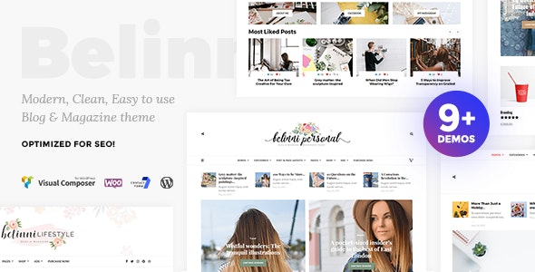 Belinni v1.4.0 - Multi-Concept Blog / Magazine WordPress Theme