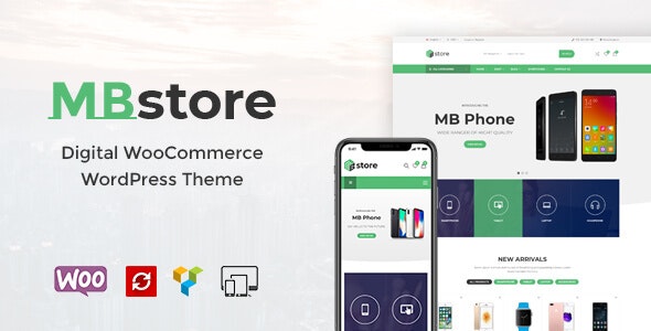 MBStore v1.6 - Digital WooCommerce WordPress Theme