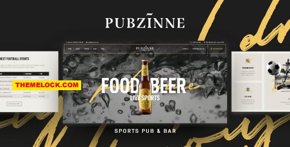 Pubzinne v1.0.0 - Sports Bar WordPress Theme