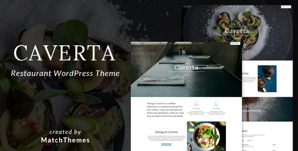 Caverta v1.3.2 - Fine Dining Restaurant WordPress Theme