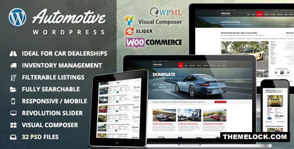 Automotive v11.9.2 - Car Dealership Business WordPress Theme