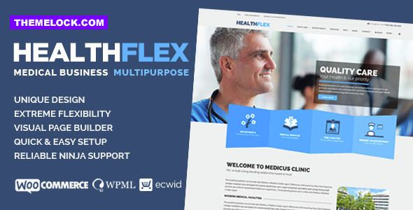 HEALTHFLEX v1.6.5 - Medical Health WordPress Theme