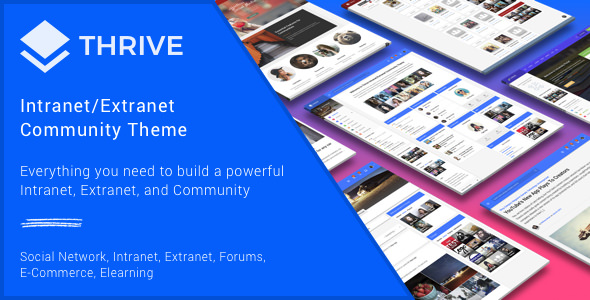 Thrive v3.1.8 - Intranet & Community WordPress Theme