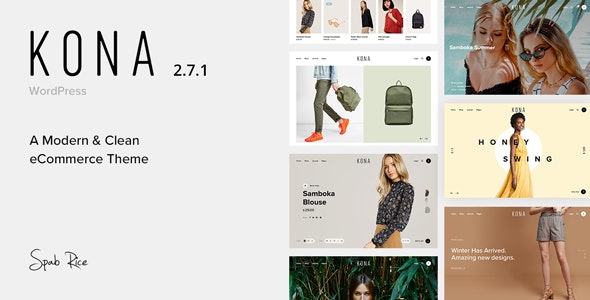 Kona v2.7.1 - Modern & Clean eCommerce WordPress Theme