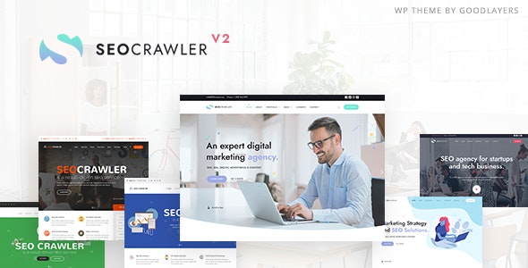 SEOCrawler v2.0.2 - SEO & Marketing Agency WordPress