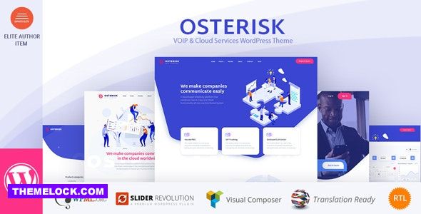 Osterisk v1.9 - VOIP & Cloud Services WordPress Theme