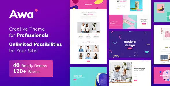 AWA v1.4.2 - Portfolio WordPress Portfolio & Agency