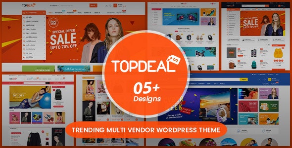 TopDeal v1.7.2 - Multipurpose Marketplace WordPress Theme