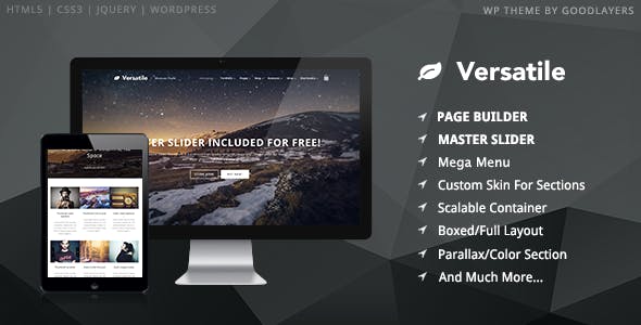 Versatile v1.34 - Responsive Multi-Purpose WP Theme