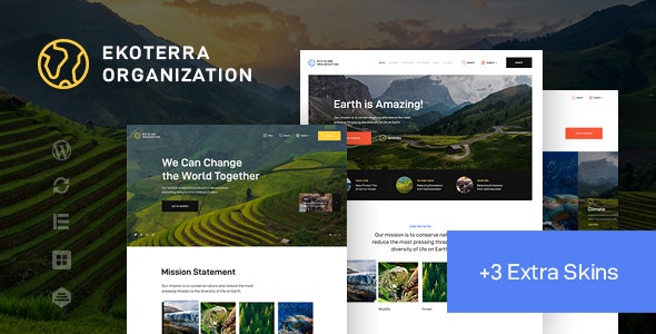 Ekoterra v1.0.0 - NonProfit & Ecology WordPress Theme