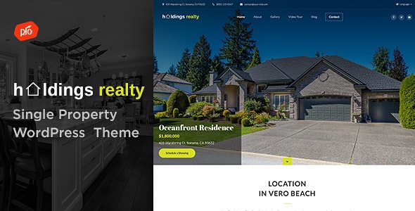 Holdings Realty v1.5 - Single Property Theme