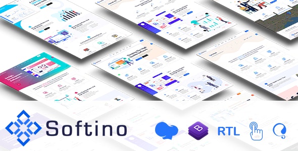 Softino v1.1 - Multipurpose Software Landing Page WordPress Theme