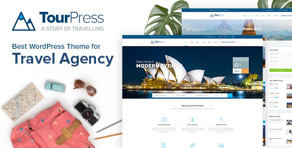 TourPress v1.1.6 - Travel Booking WordPress Theme