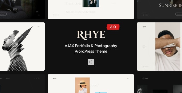 Rhye v2.5.2 – AJAX Portfolio WordPress Theme