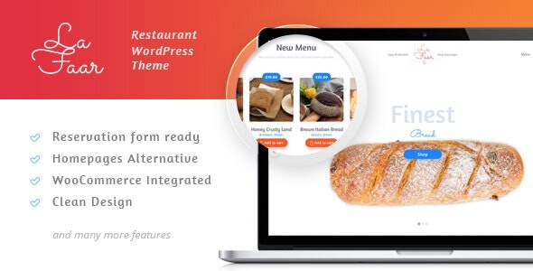 Lafaar v1.6.3 - Restaurant &amp; Food Menus WooCommerce Theme