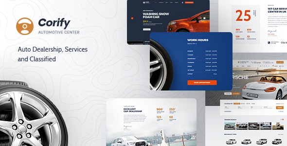 Corify v1.0.9 - WordPress Car Listings &amp; Dealership Theme