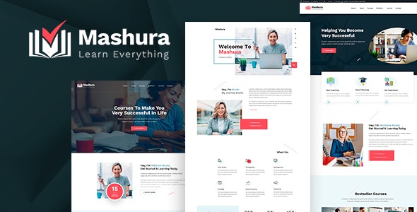 Mashura v1.0.1 - LMS Education &amp; Online Courses Theme